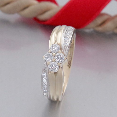 Anello brillante con - , 14