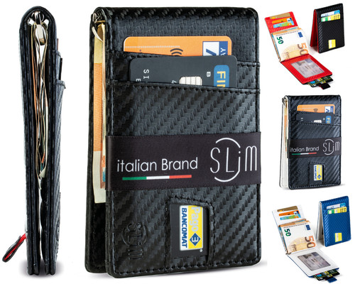 Portafoglio uomo slim sottile - uomo,