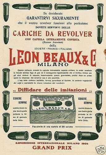 Pubblicita 1909 leon beaux - pubblicita',