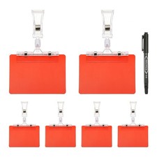 6 Pcs Sign Holders with Red A7