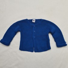 Cardigan Petit Bateau 12M blu