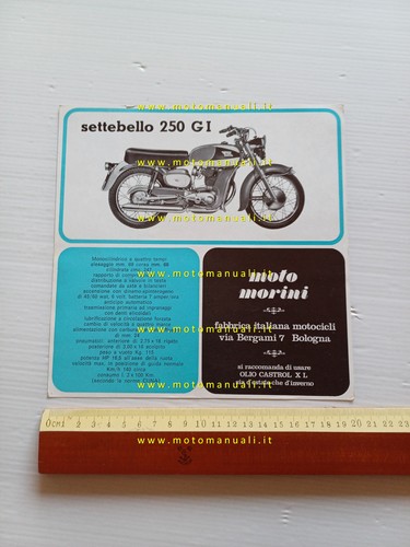 Moto morini settebello - moto, 250