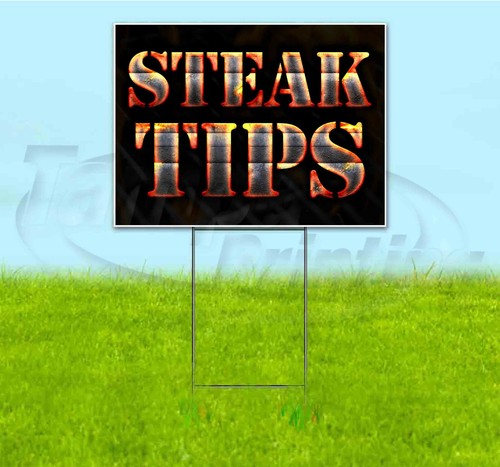 Insegna steak tips - tips, iarde