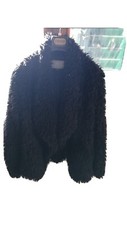 Pelliccia nera  (ecologica) tg