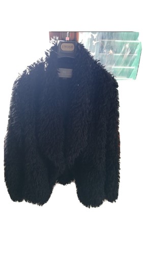 Pelliccia nera tg - (ecologica),
