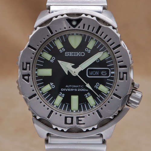 Seiko diver black monster - diver's,