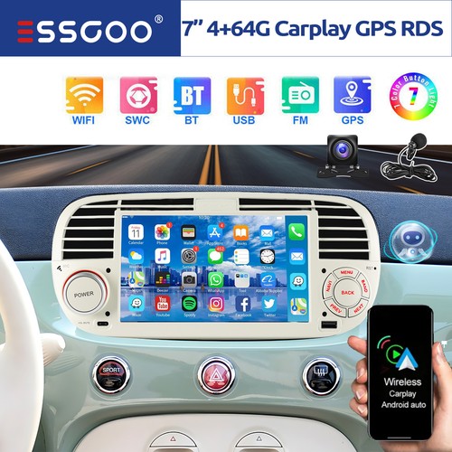 Per fiat 500 2007 2015 - 500, 4+64g