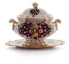 JATTA SOUP BOWL IVORY TRAY