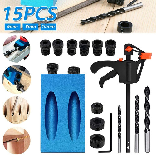 15pcs pocket hole jig - 15pcs, kit
