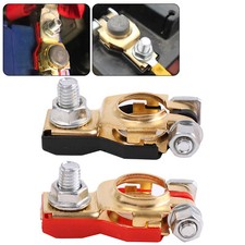 🔥Batterieklemmen Batterie Polklemmen M8 SET + - Pol Klemmen Plus Minus Auto LKW