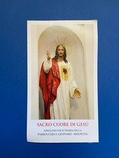 Santino Holy Card Sacro Cuore