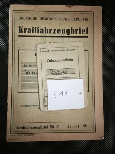 250 ddr lettera auto - 250/2,