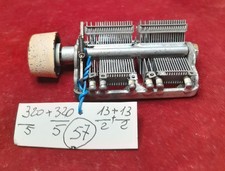 CONDENSATORE VARIABILE 4 SEZIONI DEMOLTIPLICATO. Leggi bene !  *57.