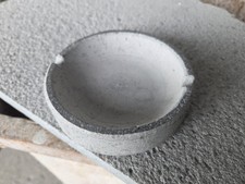 Posacenere Portacenere In Pietra Lavica Dell'etna Diametro 12 Cm Idea Regalo