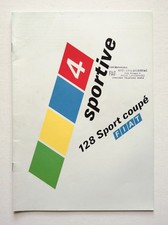 Brochure Fiat 128 Sport Coupé