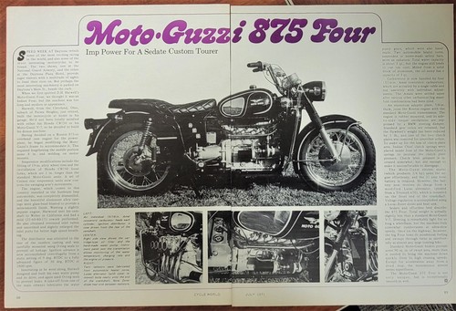 1974 moto guzzi - guzzi, four