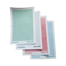 Pellicola adesiva Letraset LetraVision Tone Screentone 4 colori nero blu verde rosso