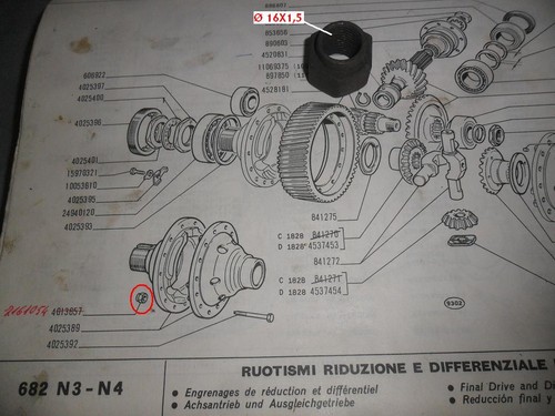 Dado per bullone fissaggio - dado,