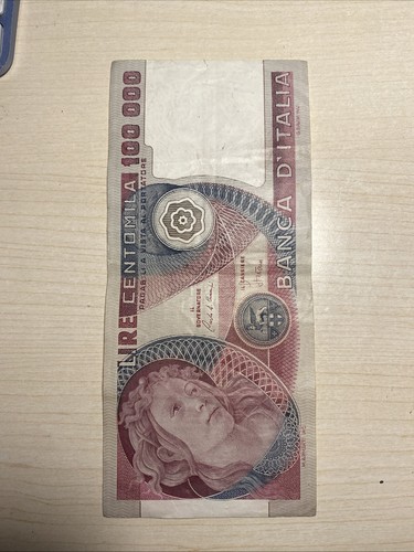 100000 lire primavera - lire,