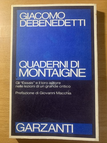 Giacomo debenedetti quaderni - giacomo,