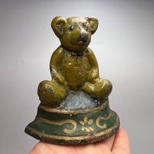 Antico fermaporta orso in