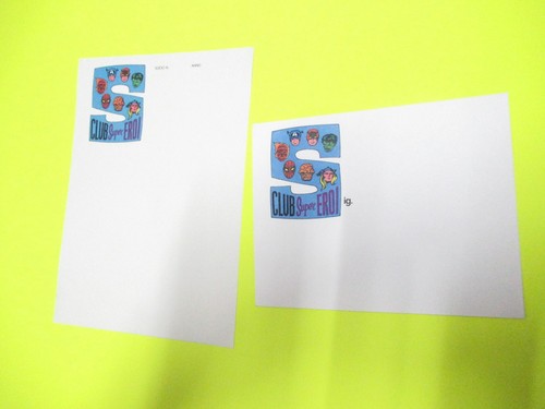 Carta lettere supereroi club - supereroi,