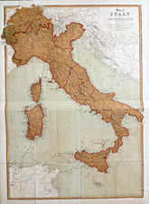 ITALIA 1860 T. Ettling  Mappa