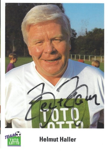Autografo helmut haller 2012 - autografo,