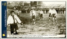 Cartolina calcio la Juve perde