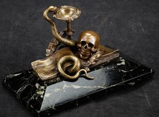 MEMENTO MORI FERMACARTE MARMO