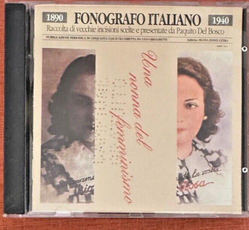 Fonografo italiano ria - cd,