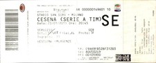 Biglietto stadio AC Milan vs