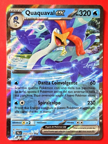 Carta pokemon quaquaval - ex,