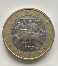 ⭐️?? Lituania 1€  2015 Circolato ⭐️
