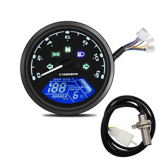 Moto Contachilometri Universale per Moto Tachimetro Digitale Contachilometri 120