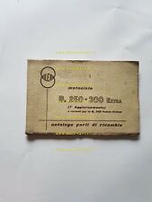 Gilera B 250 - 300 Extra 1959 1° aggiornamento catalogo ricambi originale  