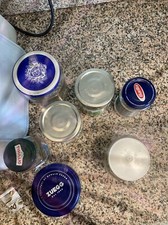 Lotto Di 7 Barattoli Di Vetro Di Varie Dimensioni