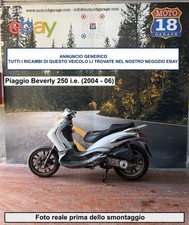 Sono Disponibili Ricambi scooter usati x info Piaggio Beverly 250 2004 2006