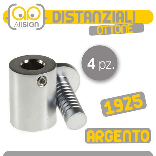 Distanziali argento 1925 - 4x,