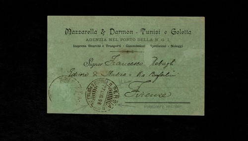 Cartoncino privato postale