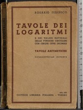 TAVOLE DEI LOGARITMI. ROSARIO