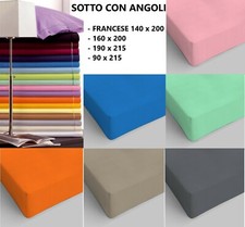 Lenzuola SOTTO con ANGOLI