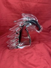 Testa Di Cavallo In Vetro Nero