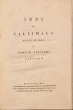 STROCCHI Dionigi. INNI DI