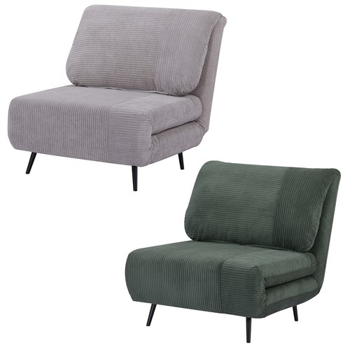 Homcom poltrona letto 1 - letto, in