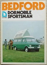 Brochure vendita caravan BEDFORD CF DORMOBILE SPORTSMAN novembre 1974 #B1718/11/74