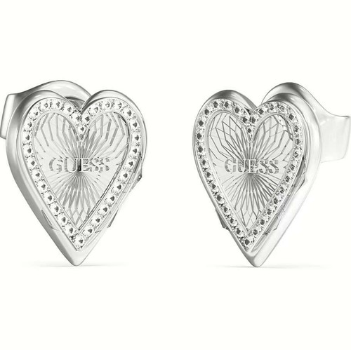 Orecchini guess acciaio cuori - orecchini,