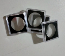 10 CAPSULE  ASTUCCI QUADRATI QUADRUM MINI  PORTA  monete da 27 mm Leuchtturm