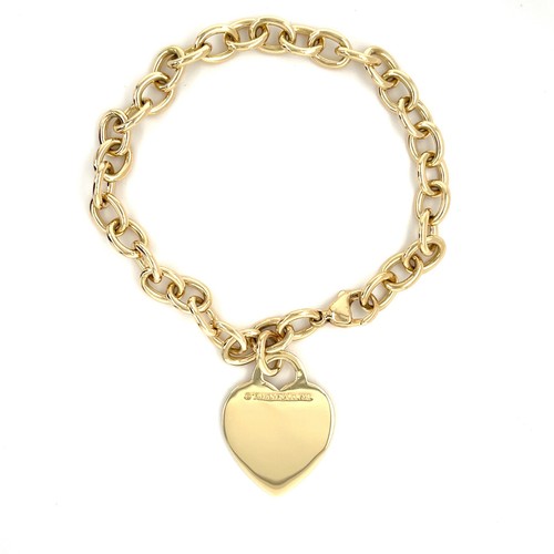 Bracciale charm cuore vuoto - bracciale, a
