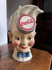 Coca Cola Salvadanaio Baby Spryte Vintage Epoca Anni 60 In Ghisa